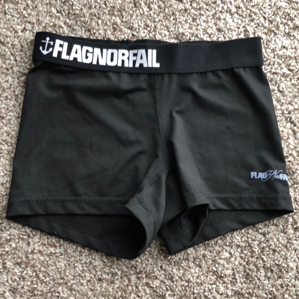 Flag not fail spandex shorts